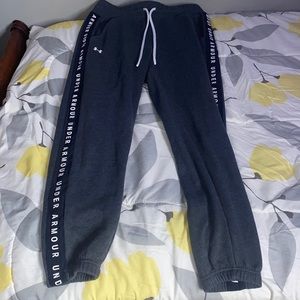 Gray Under Armour joggers